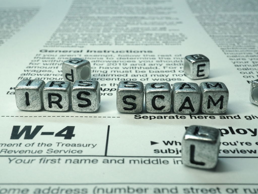 Summary of top tax scams to avoid according to the IRS.
